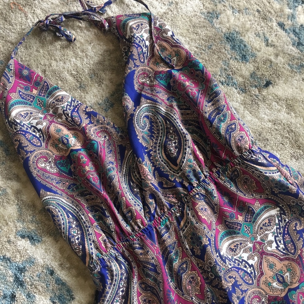 New with Tags! Tularosa paisley flare jumpsuit szS
